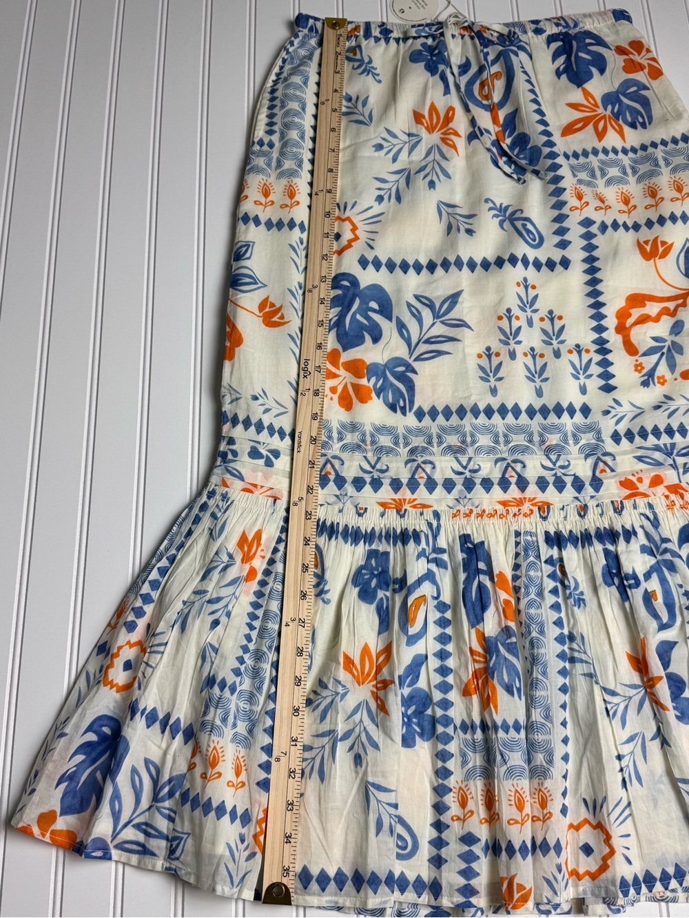 Bila 77 2 Piece Cotton Tropical Floral Skirt Set M NWT Boho Resort Matching Set - Picture 12 of 15